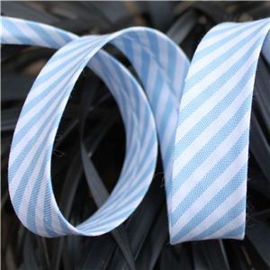Bias Binding Stripe - Lt Blue